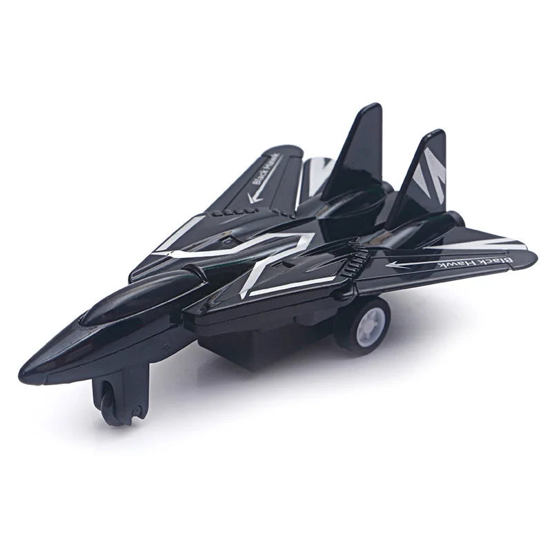 4PCS Diecast Plane Mini Toys Fighter Jet Alloy Diecast Models Toys Airplane Simulation Diecast Toy Sets For Kids