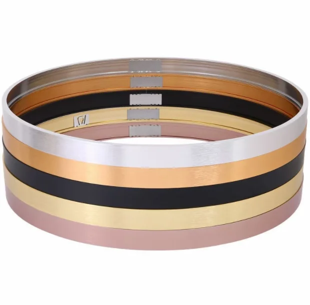 Custom Metal Frame Aluminium Profile Round Frame frames for photos For Brushed Round marco redondo de aluminio