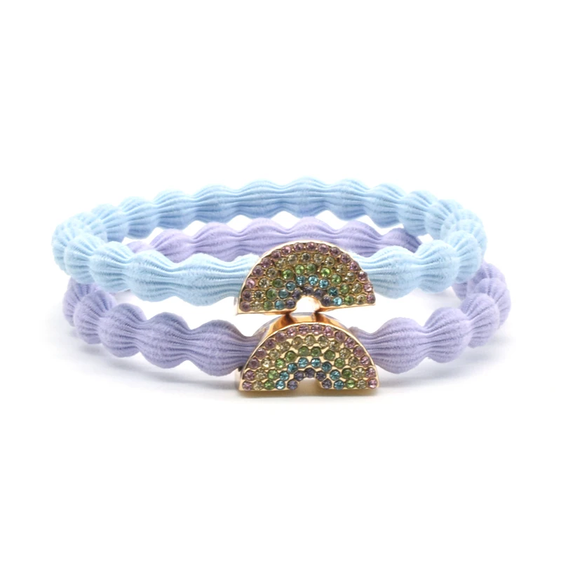 custom hair ties for women wholesale elastic hair tie bracelet