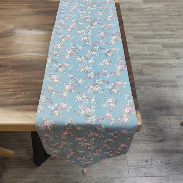 Modern Table Runner North Us European Style Leaves Painting Home Decor Wholesale For Wedding Hotel