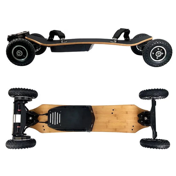 four wheels  adults for cross country sports mountain skateboard direct drive motor electric moutain board mountainboard wheels.
