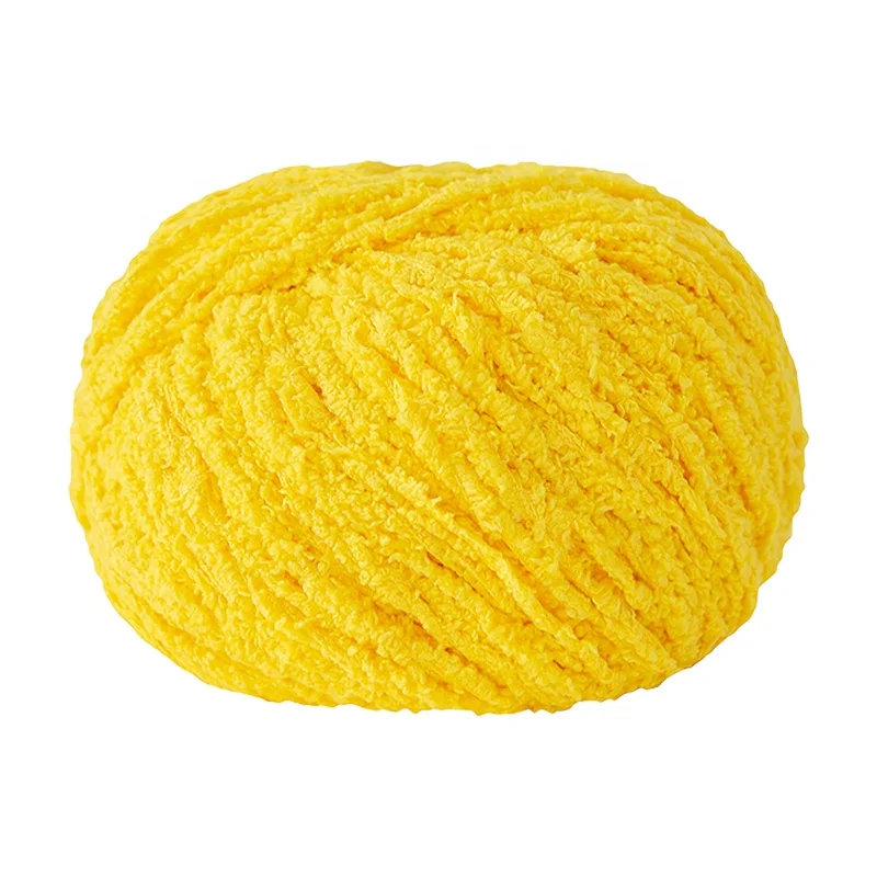 Yarncrafts dyed Crochet polyester hand knitting yarn 3 ply yarn for baby