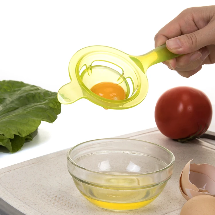 Manual Plastic Personal Home Kitchen Accessories Tools Gadget Baking Chicken Egg separator Yolk Cracker White Separator Basket