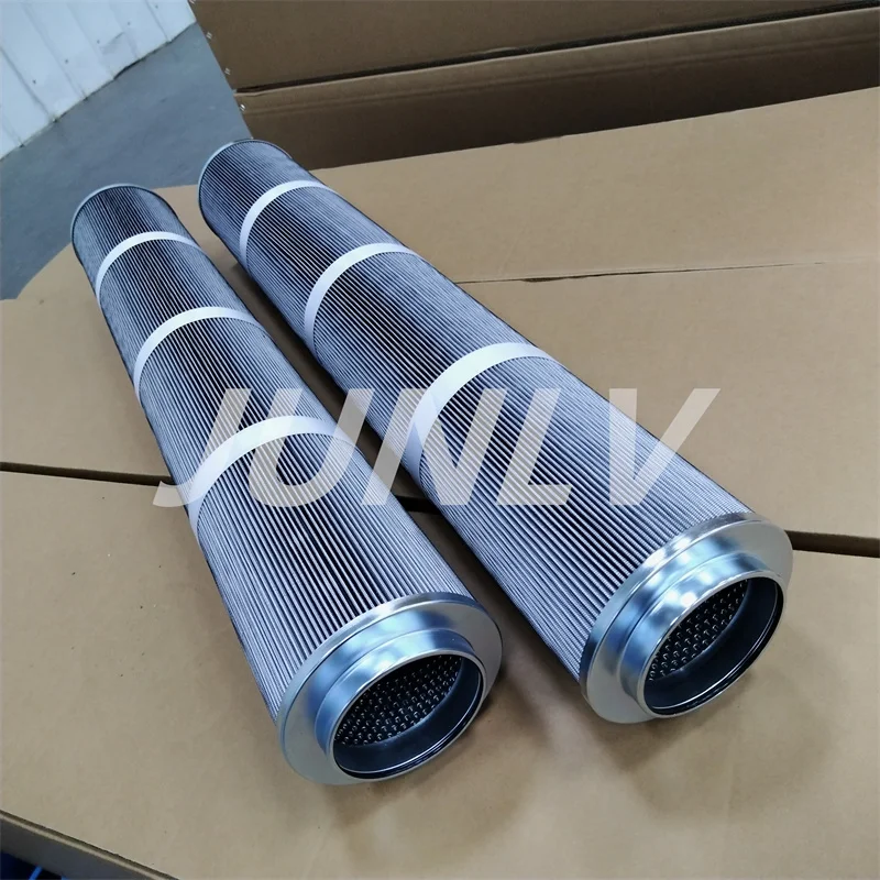 JUNLV High Quality Filter element Made of Stainless Steel Woven Mesh OEM 40 Micron Hydraulic Oil Filter Element