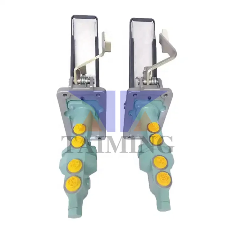 TEM Excavator Parts Foot Pedal Brake Valve Pedal Valve Oil Hole For Excavator E312C E320C E320D E330C
