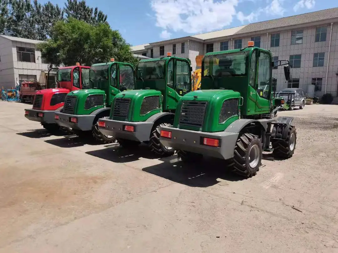 CE ISO factory HUAYA 2 2.5 3 3.5 ton 3000 3500 kg compact Dwarf awning loader crawler mini wheel loader with Euro5/automatic