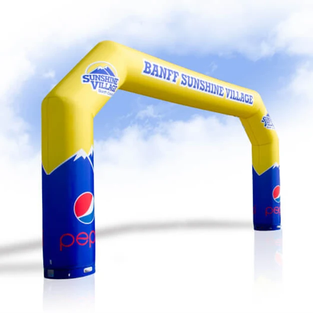 PDyear advertising promotional logo tradeshow fabric print  race events  sports inflatable air arches gate