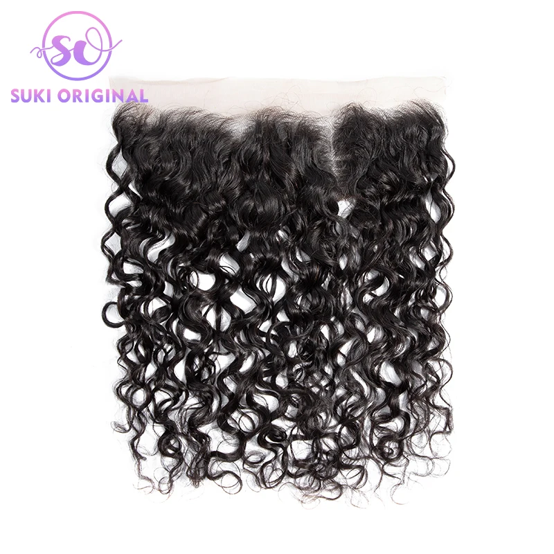 Лидер продаж, перуанские человеческие волосы, Hd, выровненная кутикула, фронтальная 13x4 13x5 13x6, предварительно выщипанная естественная волна, швейцарское прозрачное кружево