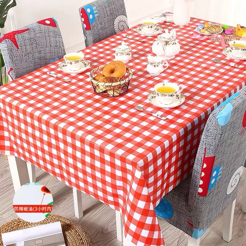 wholesale Household Hotel Biodegradable Plastic Table Cover Tablecloths Printed Disposable Dinner Table Cover