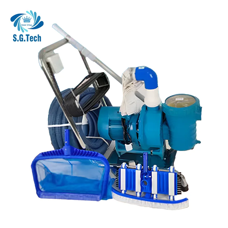 Water Crown High-Performance Manual Sewage Suction Machine High-Pressure Water Pump Cleaner Clean Pool Tools Accessories