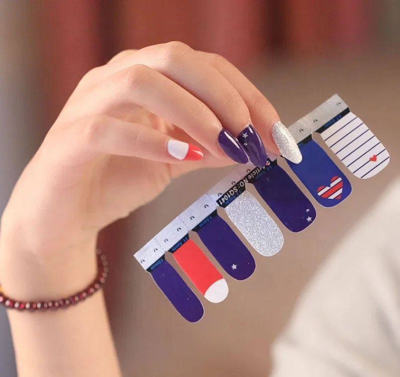 wholesale korean logo brand buy art gel decals nail sticker printer