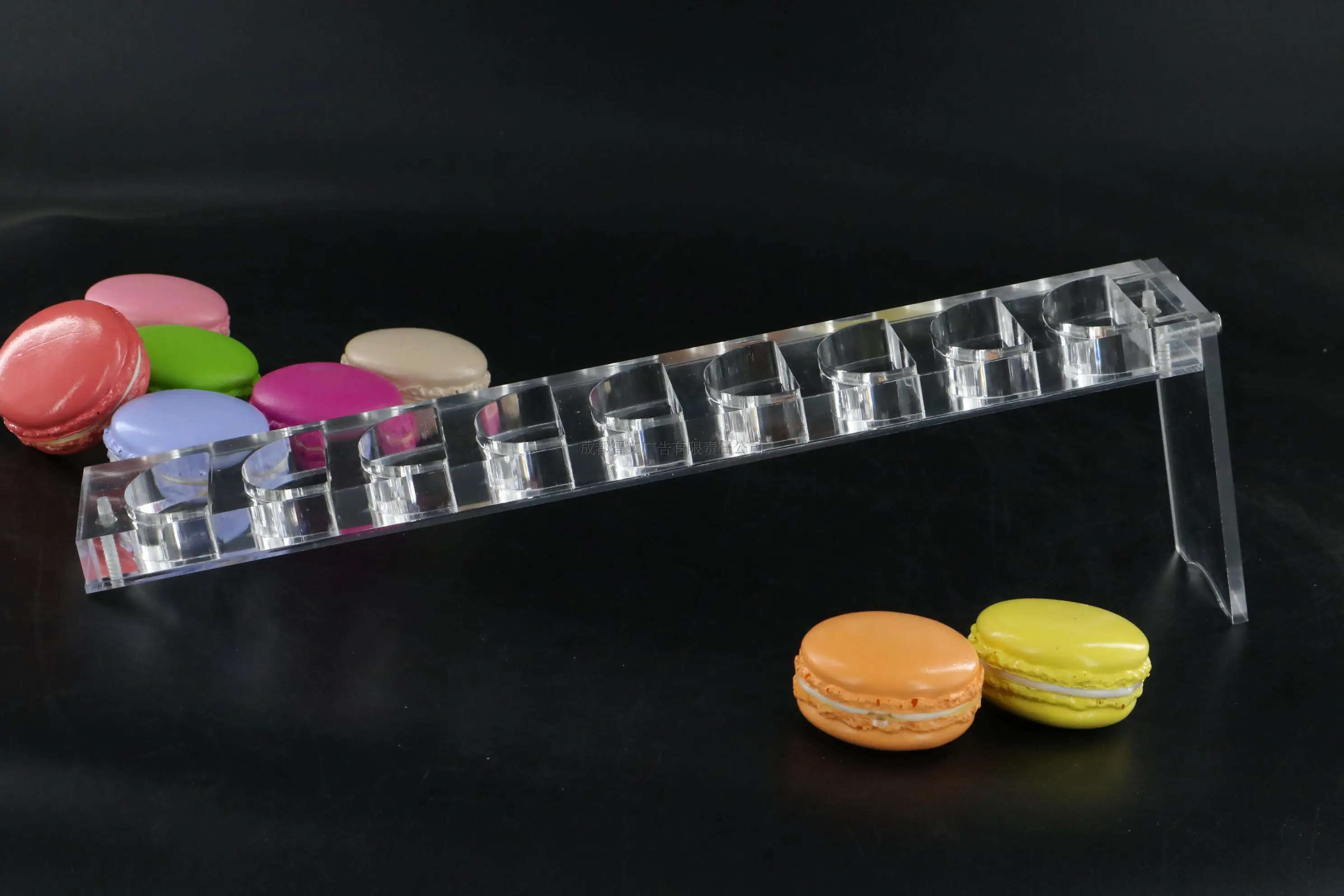 Acrylic Macaron dessert display shelf props decoration cold dinner dessert table cake shop window decoration model decoration