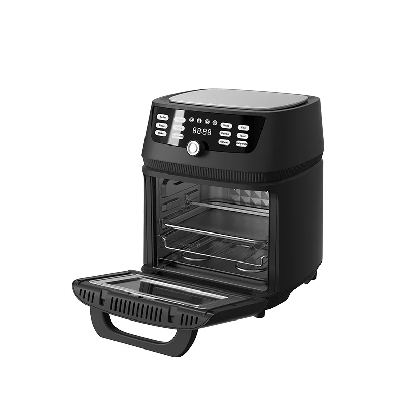 3 in1 Multifunction Air Fryer Oven Deep Fat Fryer Black Square Healthy 12L Kitchen Countertop Air Fryer With Timer