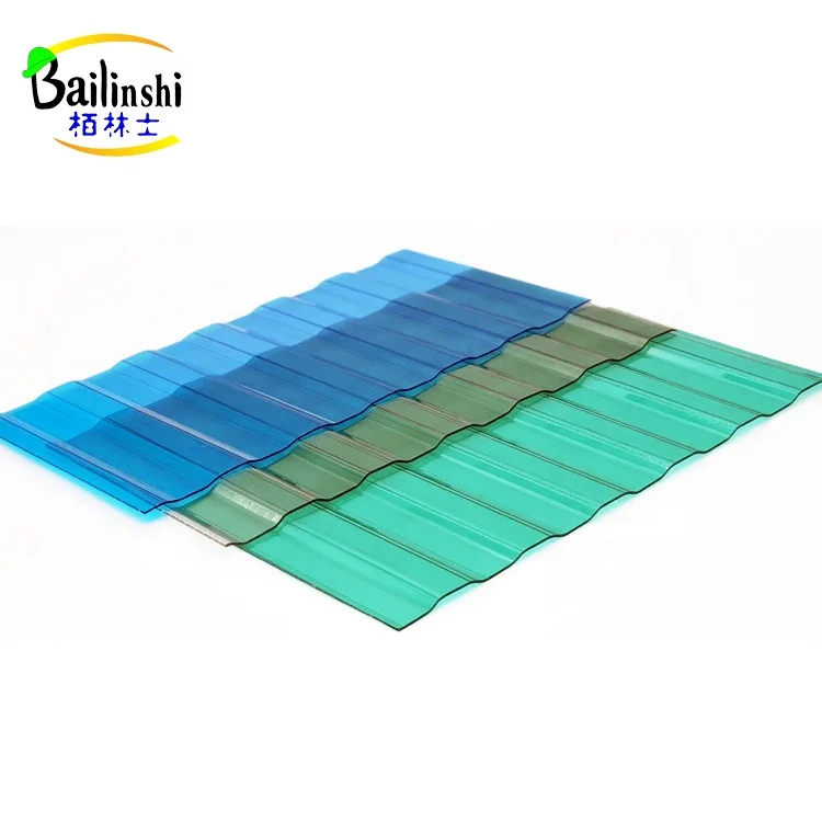 Professional Design Abrasion Resistance Trapezoidal Wave Polycarbonate Sheet