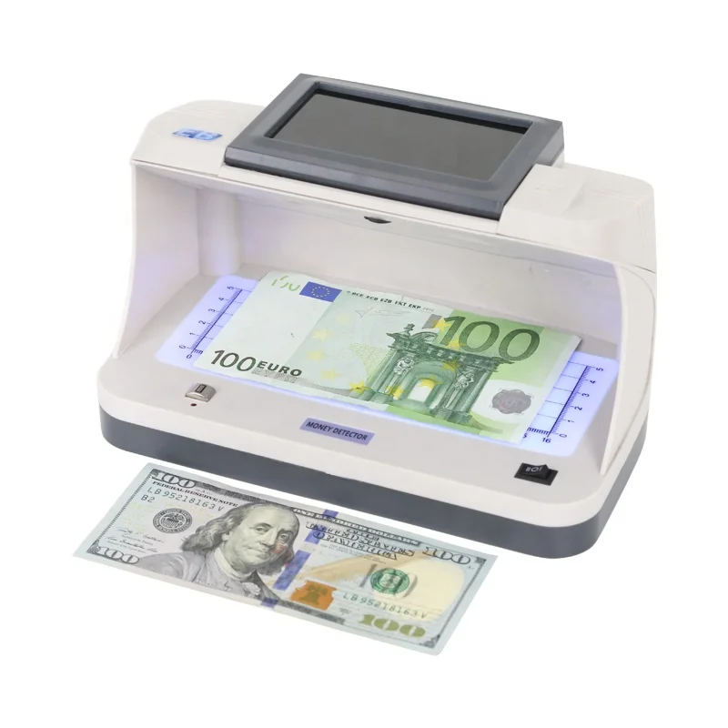 DC-2288 Portable 4IN1 Money Detector Banknote Counterfeit Tester IR UV LED MG Counterfeit money detector for businesses