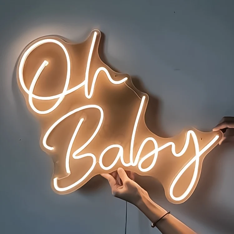 Hot sale acrylic background party wedding event round backdrop decorations bride to be neon sign