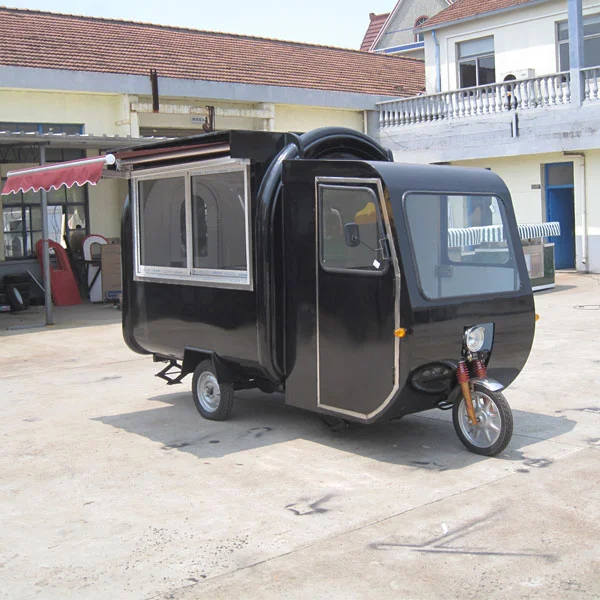 Electric Mobile Kitchen Food Truck Fast Food Mobile Tricycle Multifunctional Food Van