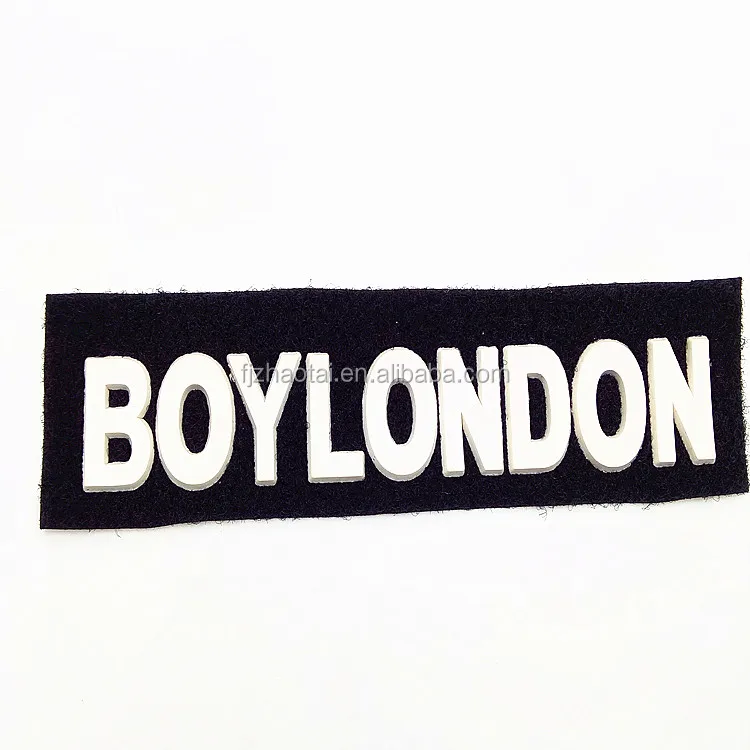 Sew On Custom Made Embossed 3d Silicone Patch Soft Pvc Clear Transparent Wholesale Design Rubber Labels For Clothing Hat