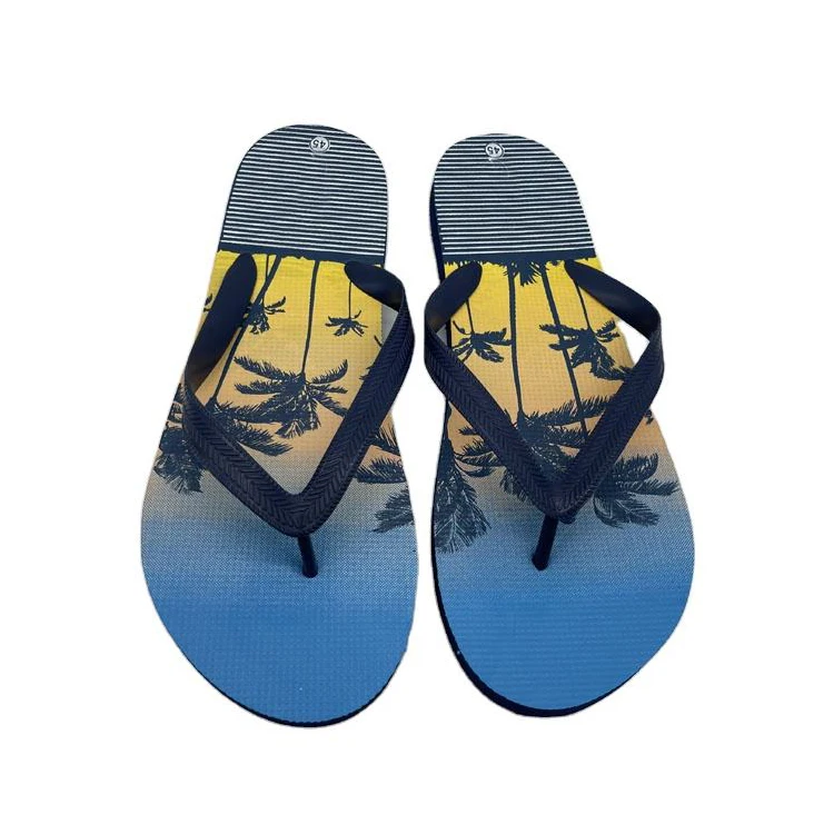 Fast delivery Fashion Style Waterproof sturdy durable Foam Rubber Beach Flip Flops