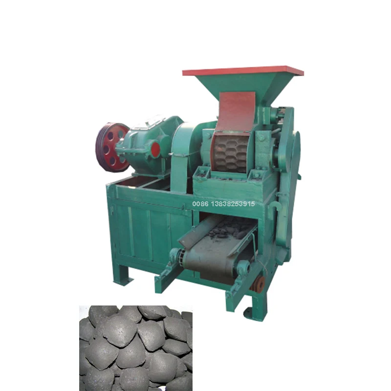 charcoal powder ball briquette pressing machine charcoal briquetting ball press brown coal briquette machine