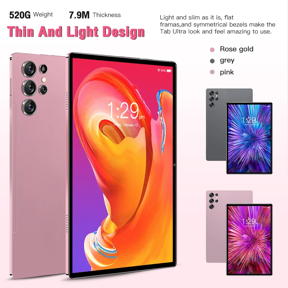 Hot Selling Pad Ultra original 16GB+1TB Tablet 24MP+48MP 8800 mAh Double SIM SD Card Android 13 Tablet PC Laptop