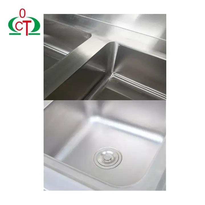 Commercial Kitchen Triple 3 Compartment Stainless Steel Sink New Style 201/304 for Hotels & Restaurants