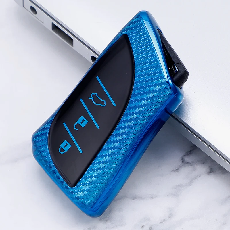 New Carbon TPU Car Remote Key Cover key Case For Lexus ES300h