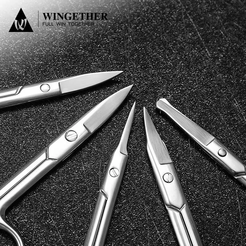 Wingether Amazon Hot Sell Wholesale Scissors Sharp Stainless Steel Cuticle Scissors Classical Cuticle Scissors