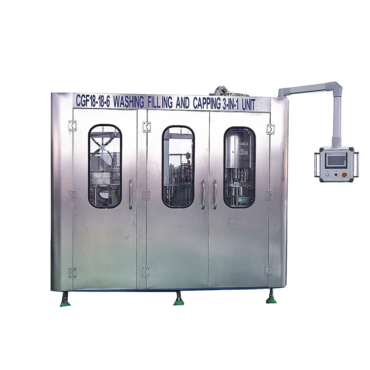 Automatic Pet Bottle Soft Beverage Production Line Carbonated Soda Cola Energy Drinks Making Filling Machine