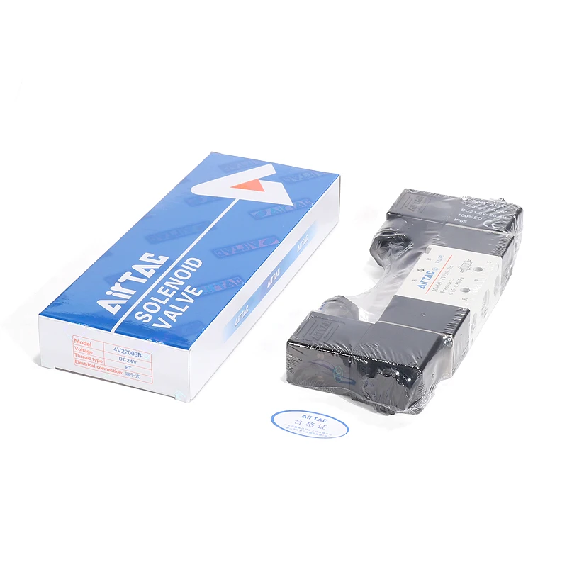 AIRTAC solenoid valve 4V120/220/320/420-M5/06/08/10/15 solenoid valve Reversing air valve
