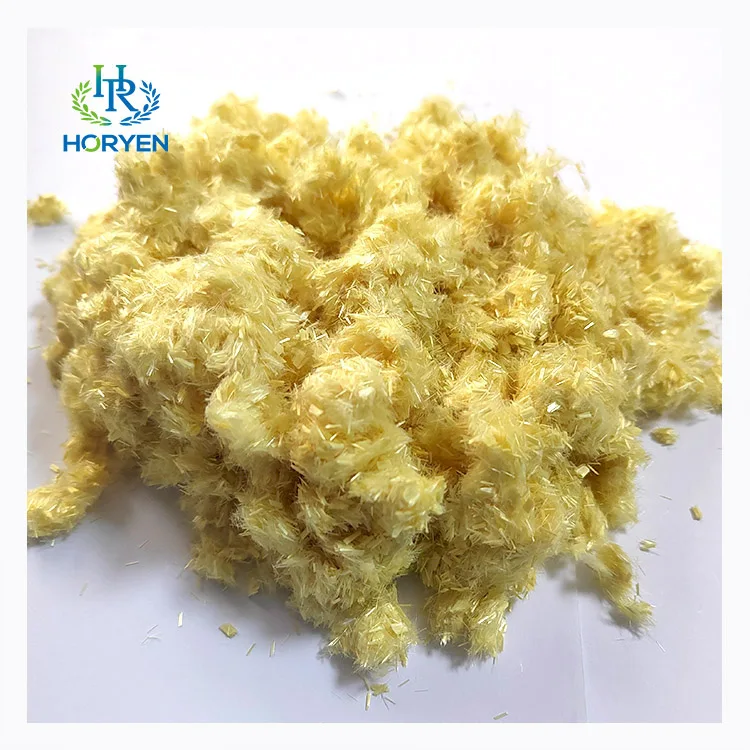 OEM Factory Sale Short Cut Aramid Fiber Para Aramid Short Cutting Fiber Chopped Aramid Fiber