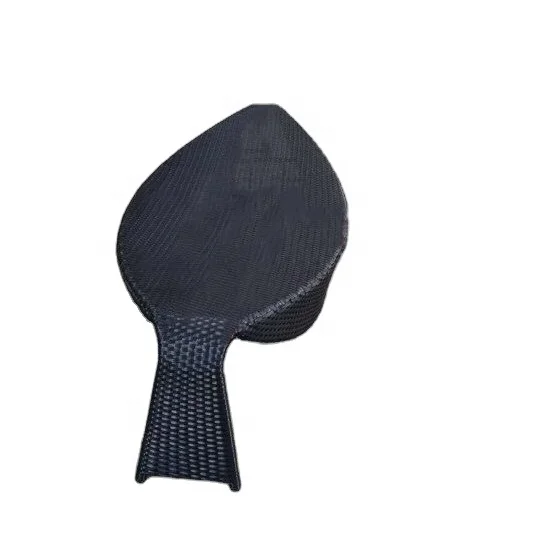 Outdoor Rattan Leaf Chaise Lounge Chair