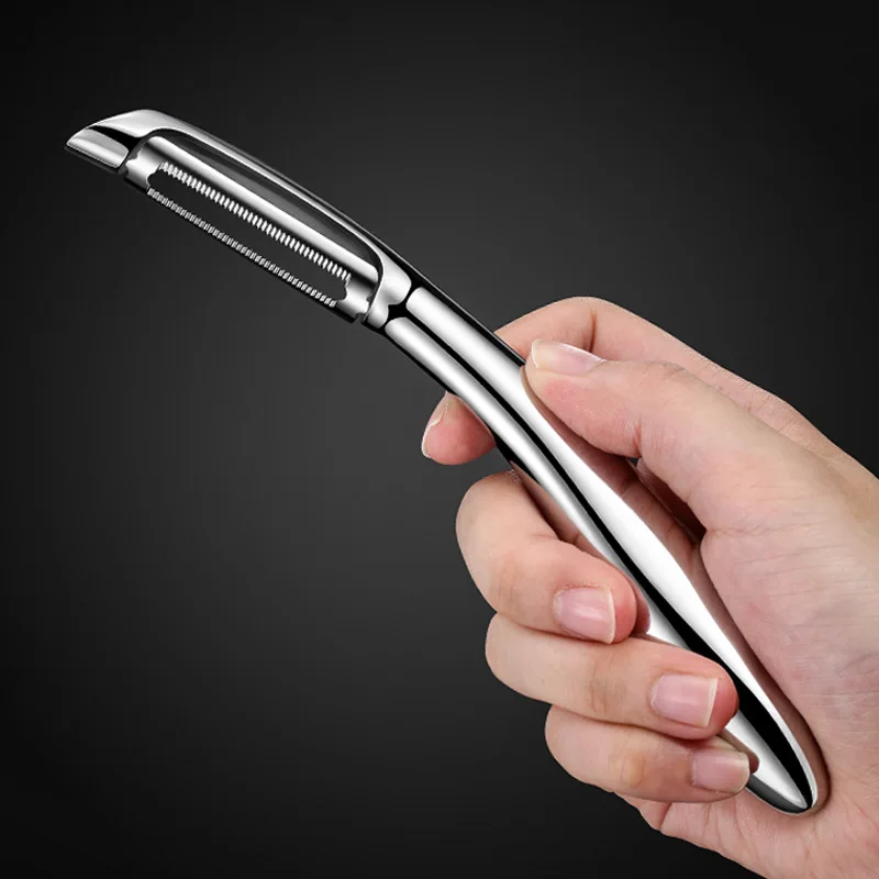 Premium Vegetable Peeler Stainless Steel Ultra Sharp Peelers for Kitchen  Rotary Serrated Blade Thickened Non-Slip