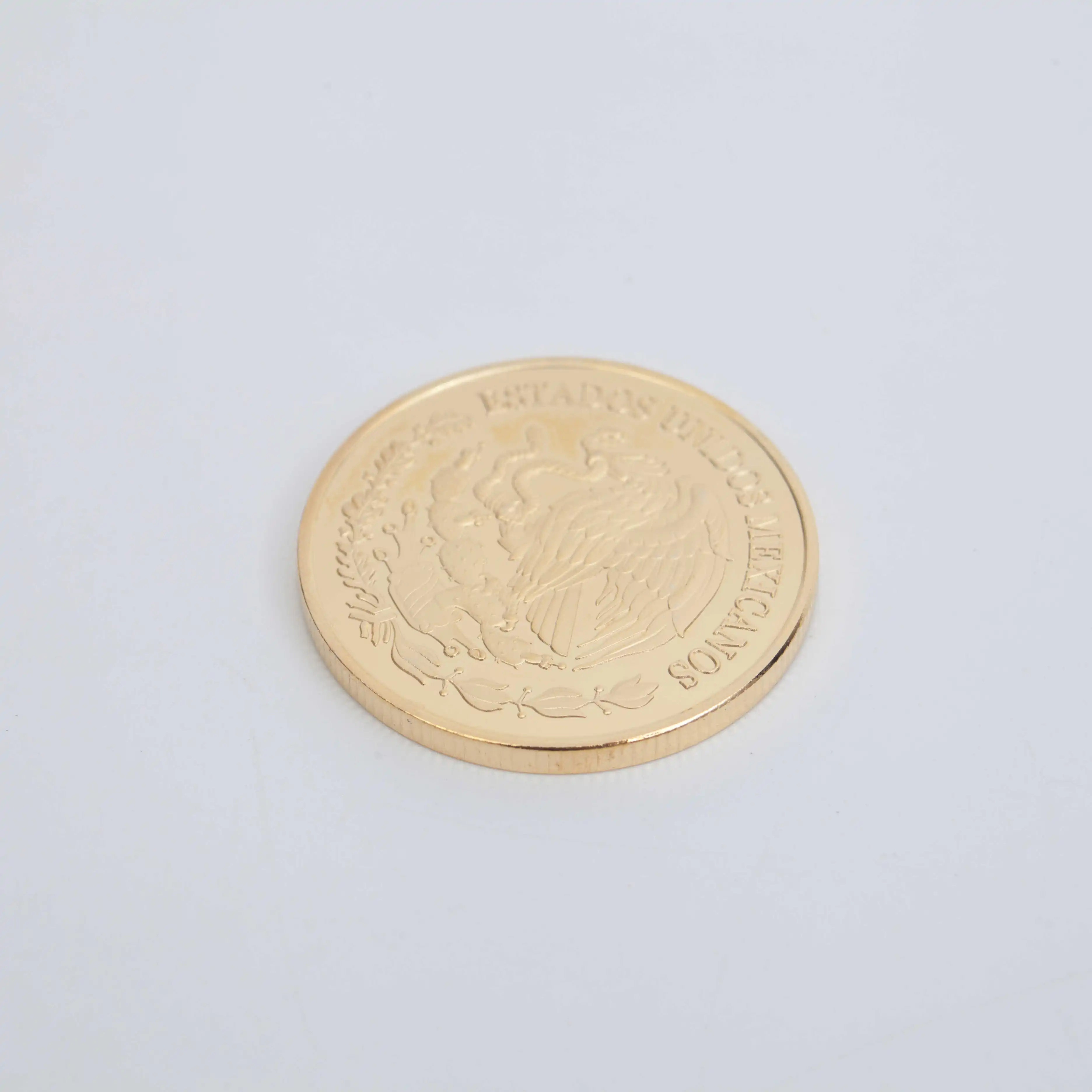 Factory hot sale personalized coins liberty commemorative eagle ocean gold medals foreign coins gold and silver coins wholesale