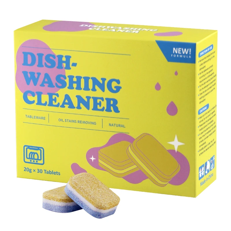 Hot Sale 20g Disposable Household Solid Detergent Film Effective Dishwasher Cleaner