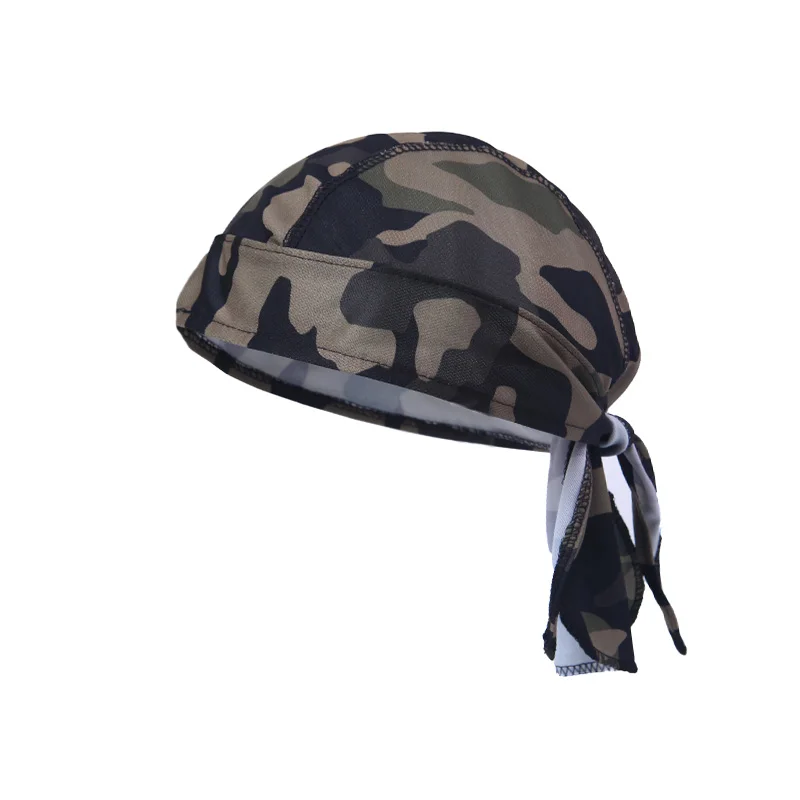 Wholesale Custom Logo Do Rag Skull Caps for Sporty Rags Helmet Liner Cooling Headband Cycling Motorcycle Head Wrap Bandanas