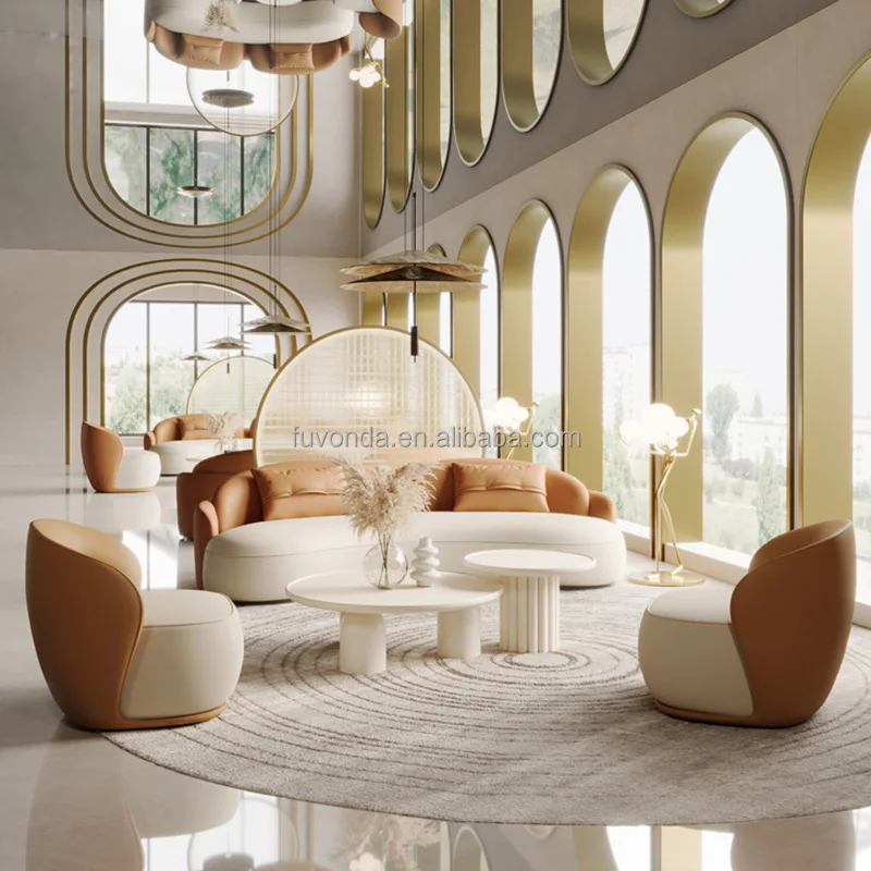 Sofa Sets Commercial Cafe Furniture Modern Restaurant Fast Food Dining Tables And Chairs Wood Leather Booth Seating