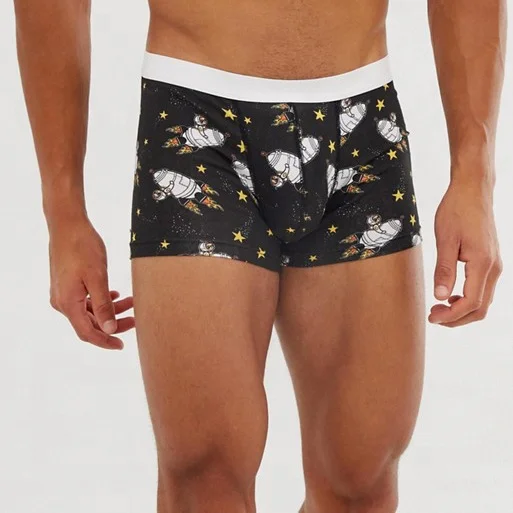 Animal printing mens swimwear briefs custom man swim private label trunk box