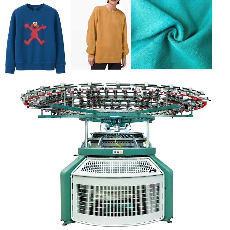 Leadsfon recruit regional agent Three Thread Fleece Fabric Single Jersey Circular Knitting Machine
