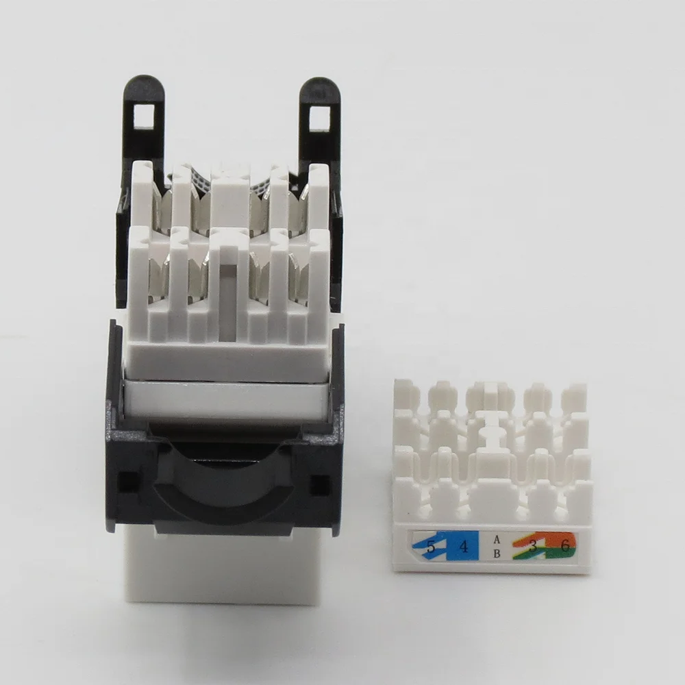 TM-8025-UTP AMP Type RJ45 Cat6 180 Degree UTP Keystone Jack