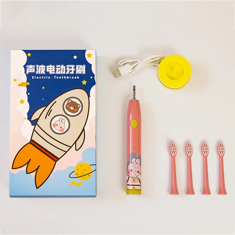 Детская многорежимная зубная щетка с датчиком давления