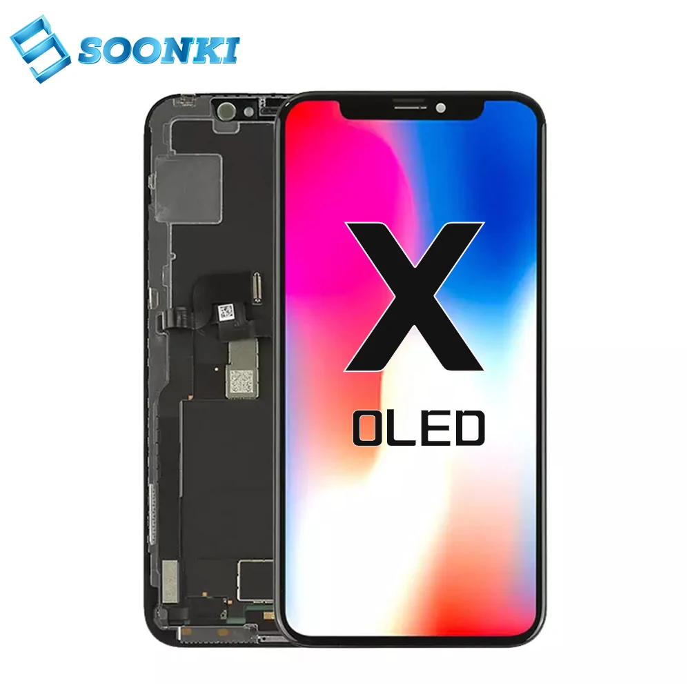 oled lcd display for iphone X touch screen replacement factory price lcds pantalla for iphone x lcd display