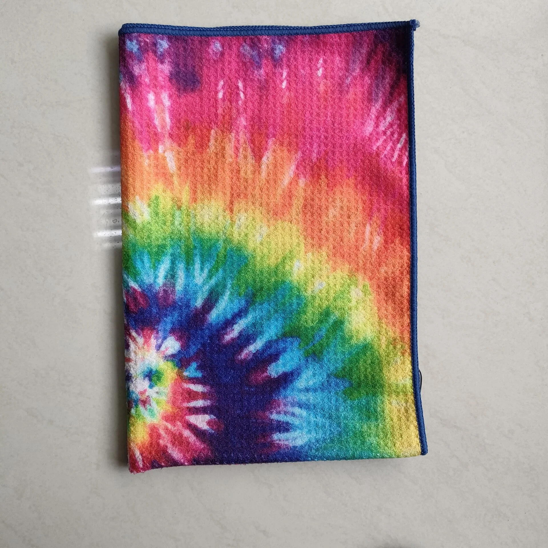 Fashionable double side print microfiber sandfree recycled  beach towel with logo custom print tie dye beach towel