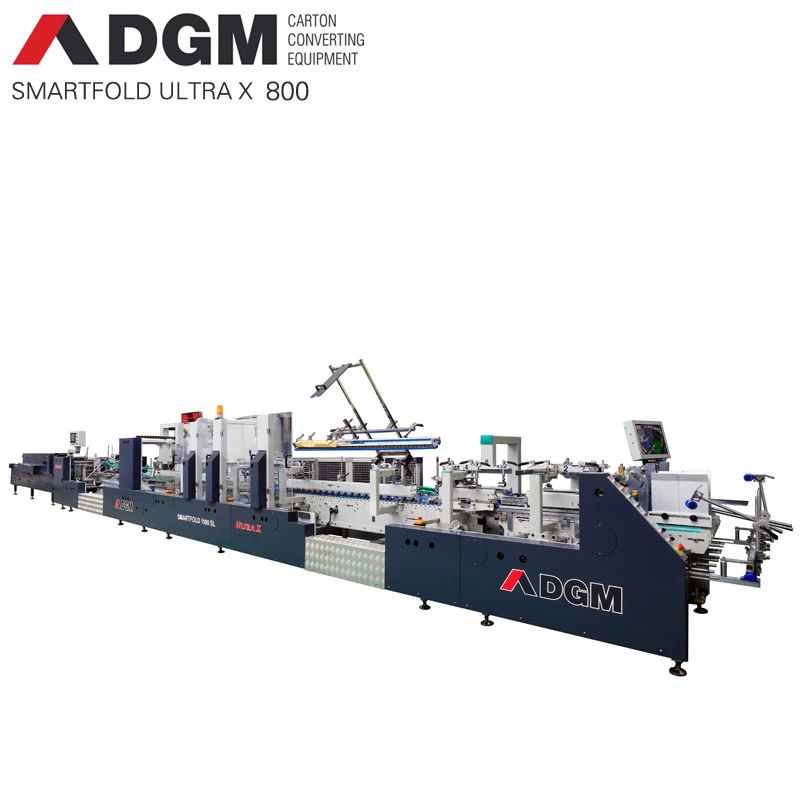 DGM Automatic Carton Box Folder Gluer Machine China Folder Gluer and Automatic Folder Gluer
