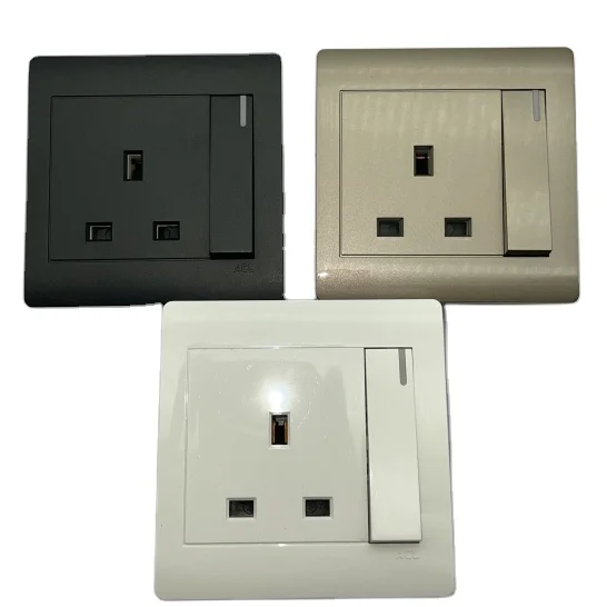 Sanshe High quality fashion S4 series 250V 10A  electrical supplier light control sockets and wall switches