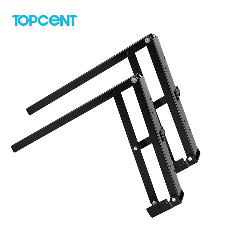 TOPCENT Saving Space Iron Invisible Shelf Folding Mechanism Accessories For Shoe Cabinet Chair Porch Stool
