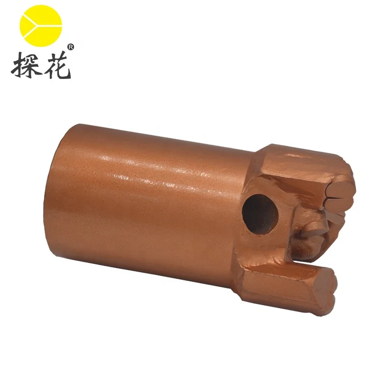 75MM PDC Three Wings Bit Concave Carbide Drill Bit for coal mining