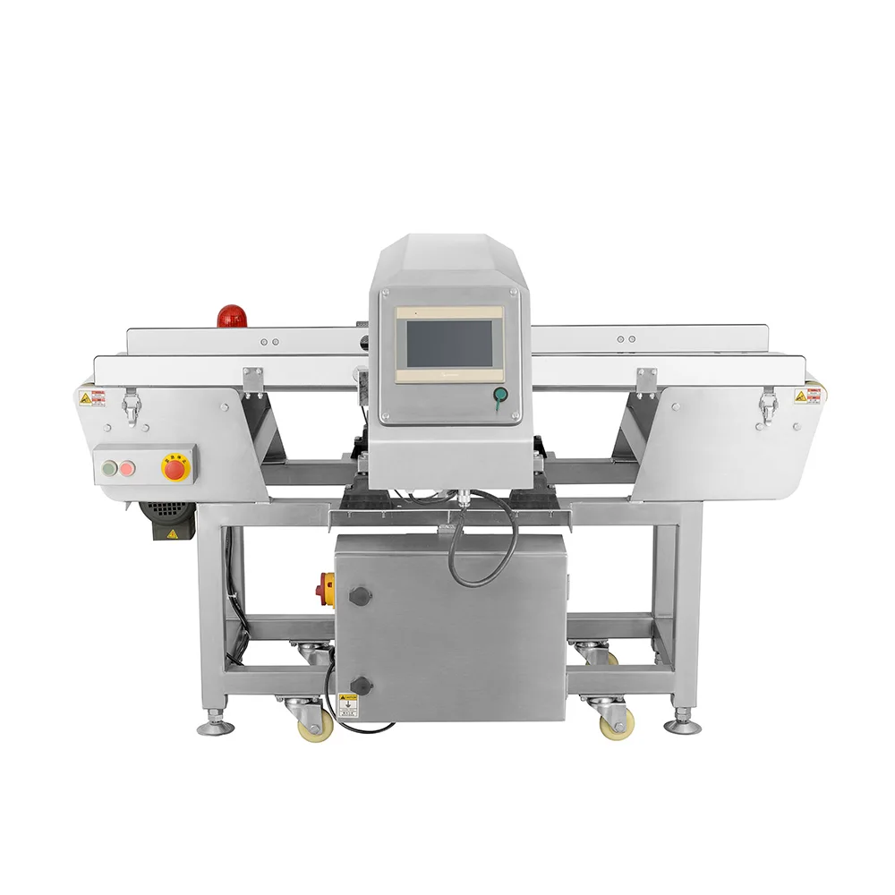 Factory Rhing Food Processing Contamination Detection Conveyor Belt Metal Detector