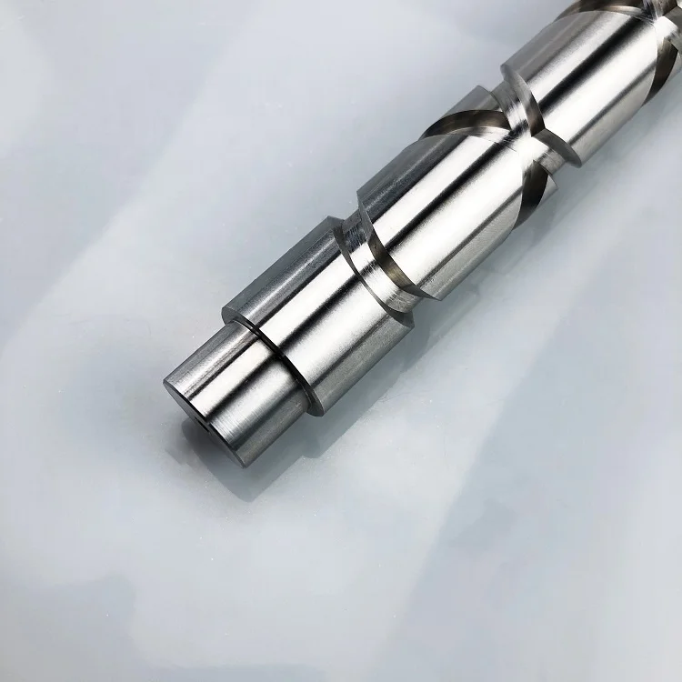 Custom CNC Machining stainless steel Long Shafts Gear Worm Spline Propeller Shaft