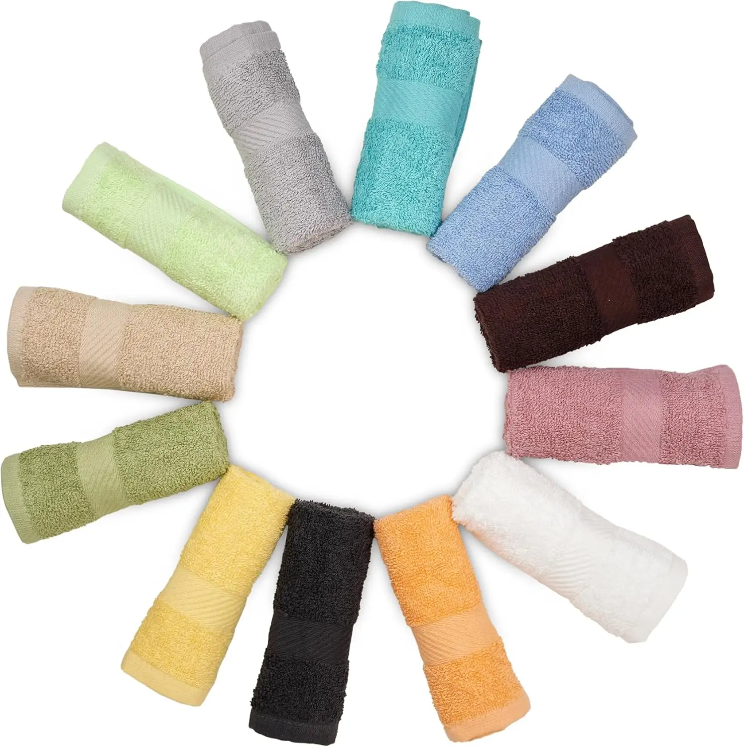 Custom LOGO super water absorption bamboo 100% cotton bath towel for hair salon 35*35 cm size towel for home washing cleaning